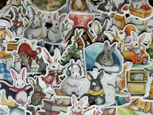 Stickers - Funny Rabbits