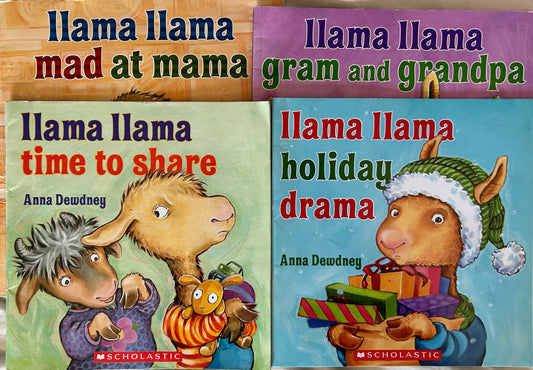 Llama Llama books by Anna Dewdney (4 books)