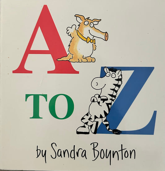 A to Z by Sandra Boynton