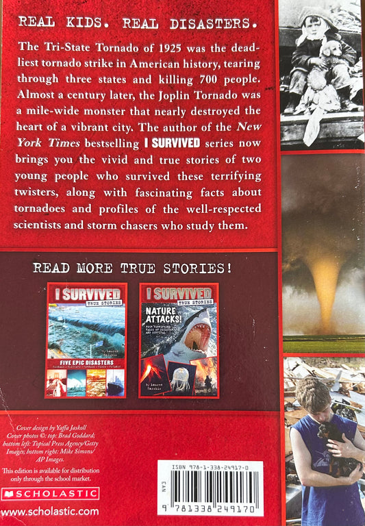 I survived True Stories (2 books) : Tornado Terror and Nature Attacks