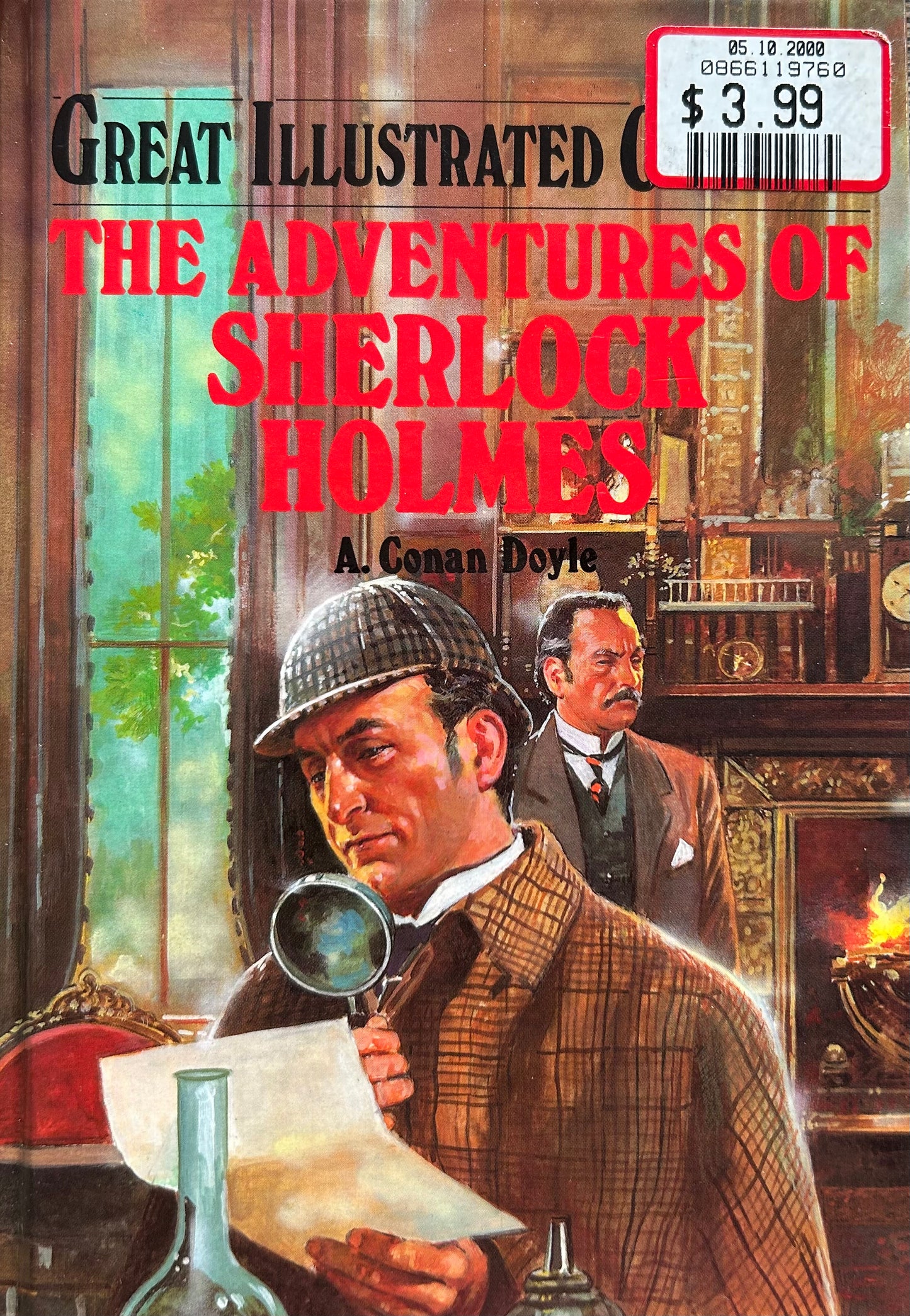 Great Illustrated Classics: The Adventures of Sherlock Holmes by A. Canon Doyle (Hardcover)