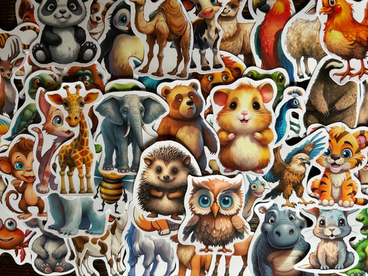 Stickers - Cartoon Animals