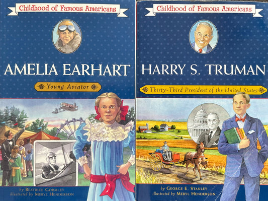 Childhood of Famous Americans (set of 2 books)