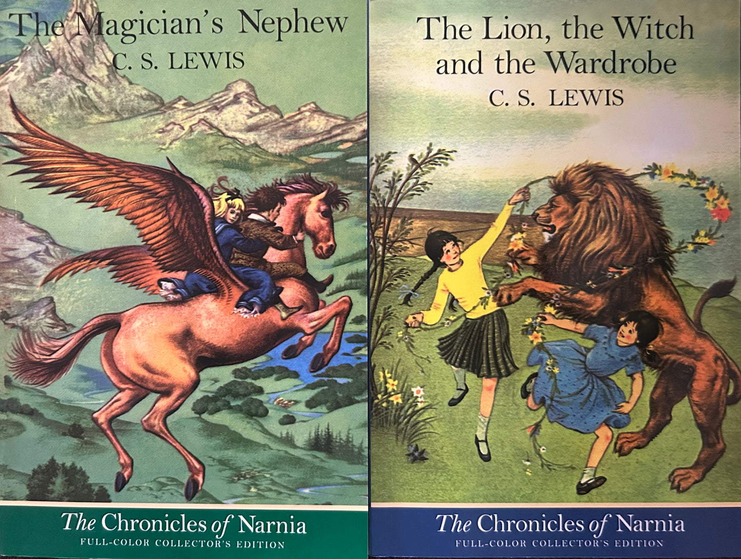 Chronicles of Narnia Book Series Full-Color Collector’s Edition by C.S Lewis