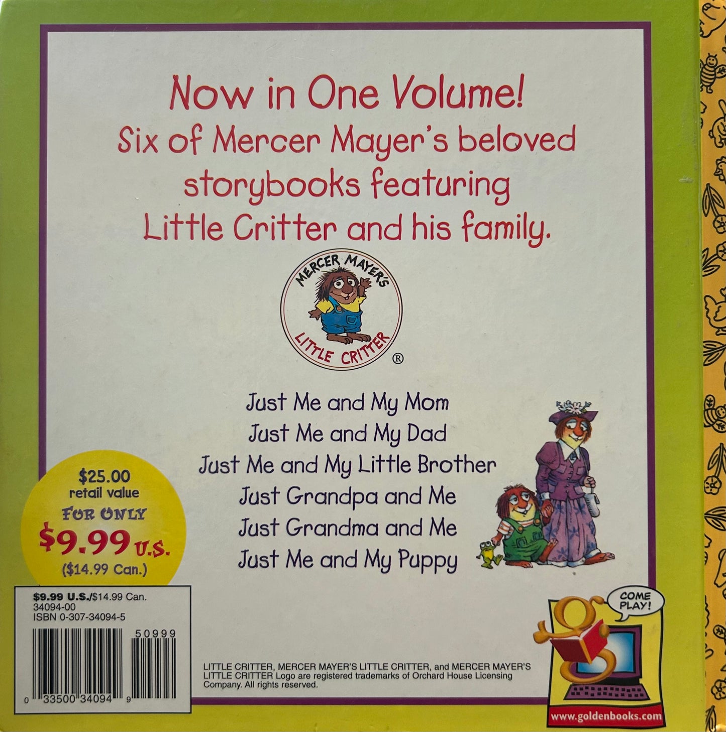 Just Me and My Family by Mercer Mayer - 6 books in one.