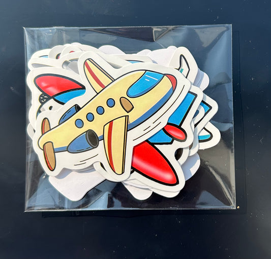 Stickers - Cartoon Aircrafts