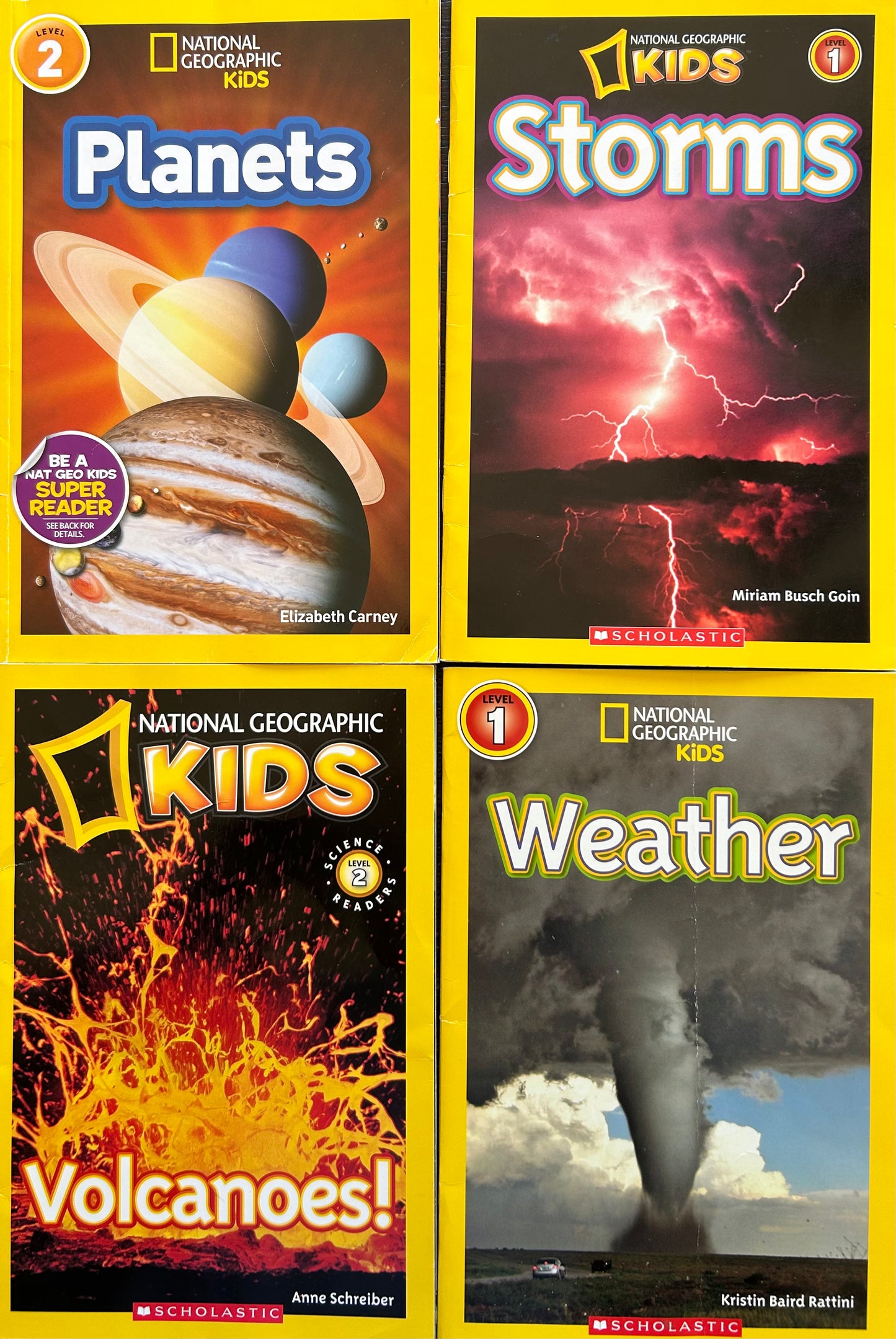National Geographic Kids Reader (4 books)