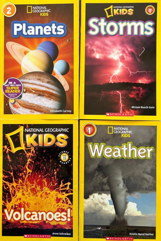 National Geographic Kids Reader (4 books)
