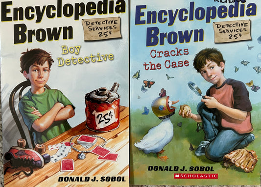 Encyclopedia Brown series by Donald J. Sobol (5 books)