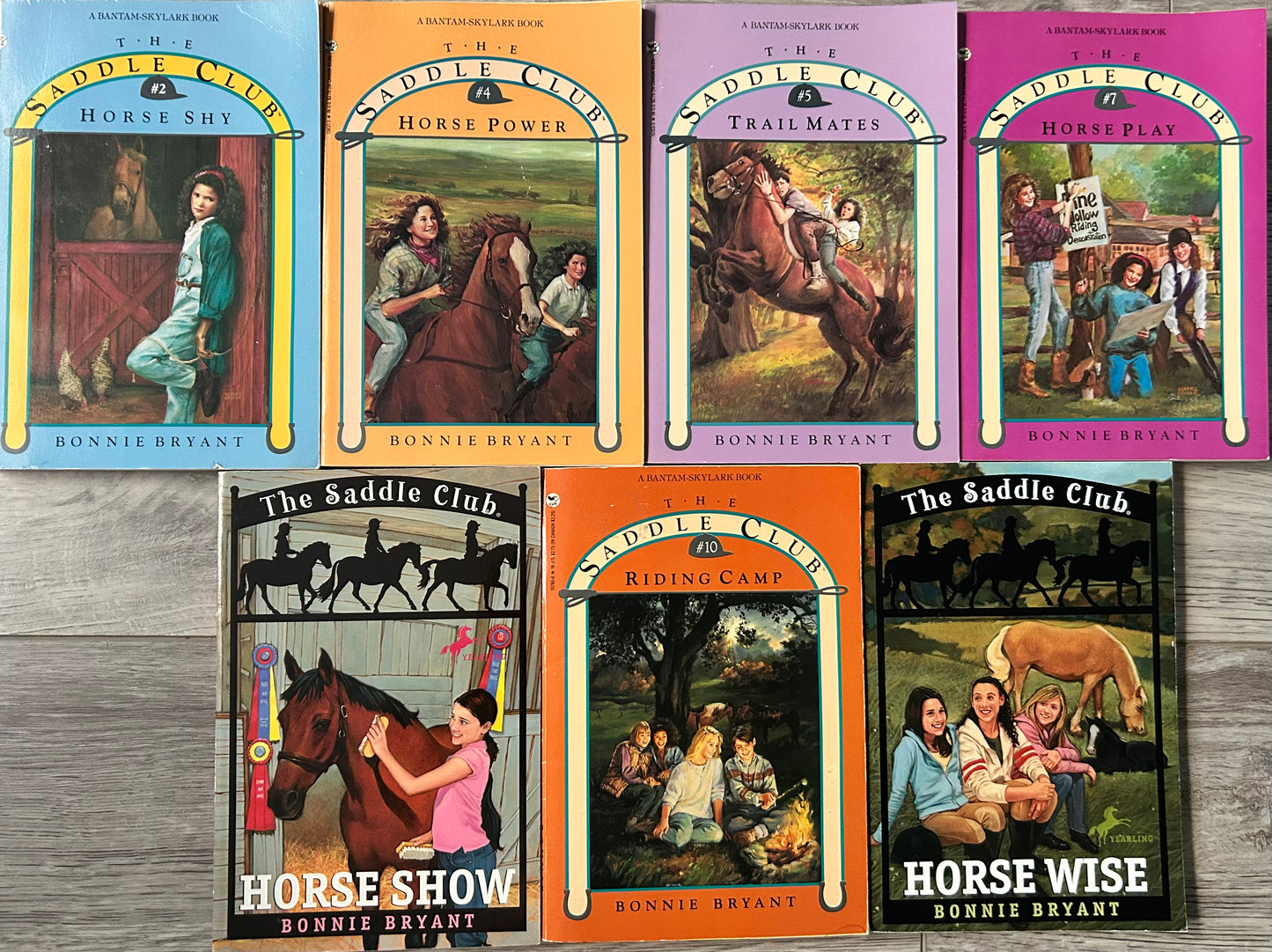 The Saddle Club series books by Bonnie Bryant