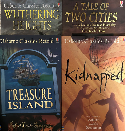 Usborne Classics Retold Series Books (4books)