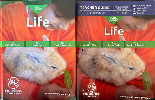 God's Design for Life Set (Student Text and Teacher Guide- includes Student Worksheets)