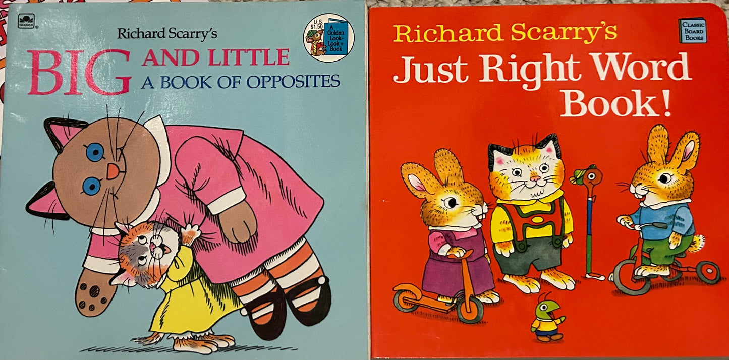 Richard Scarry Books ( 5 books)