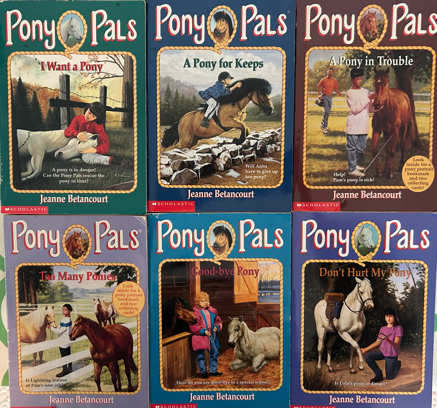 Pony Pals books by Jeanne Betancourt Bundle 1  (6 books)