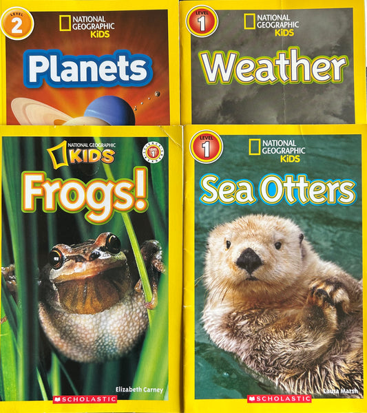 National Geographic Kids Reader (4 books)