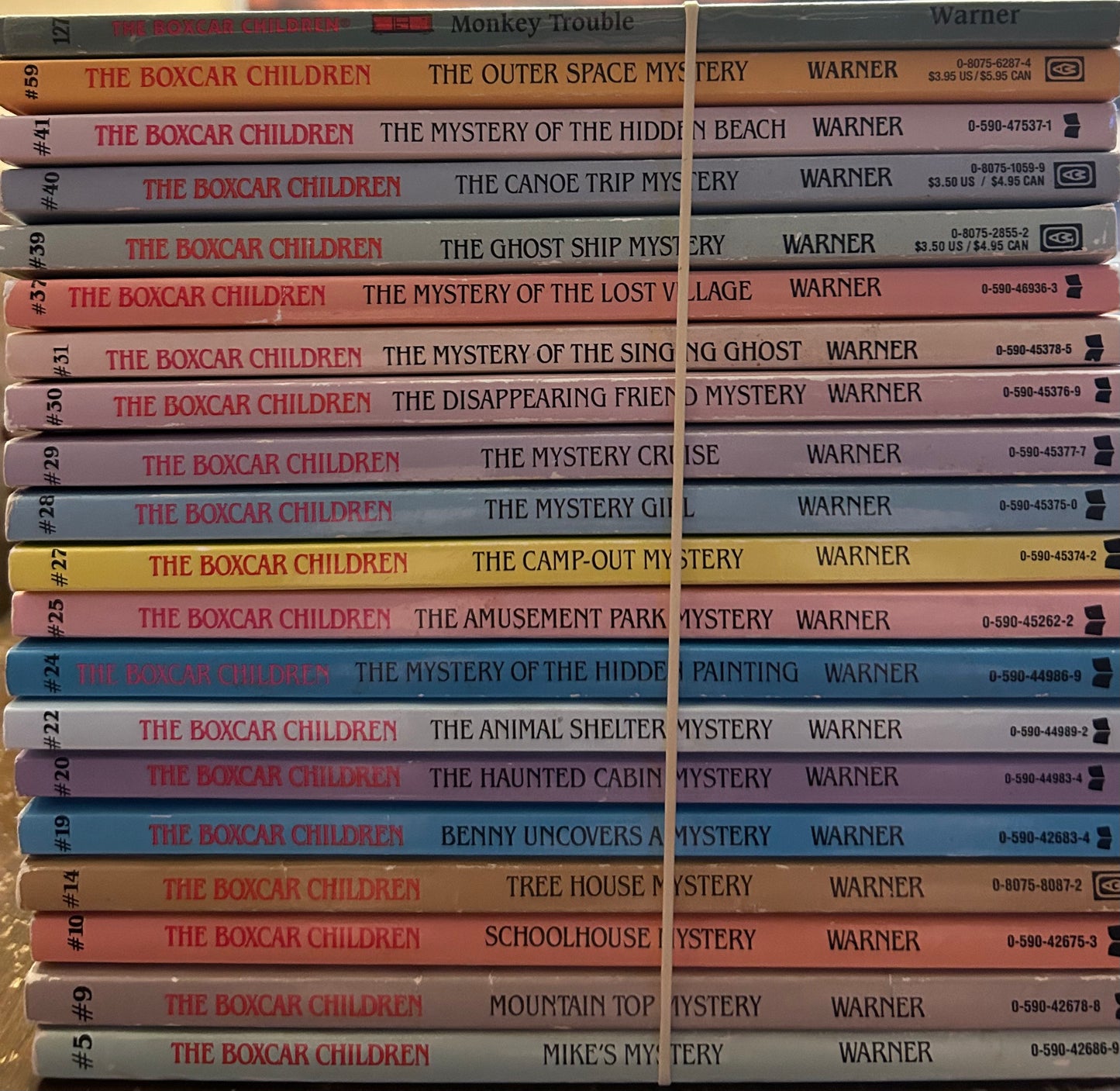 The Boxcar Children Books by Gertrude Chandler Warner ( set of 20 books)