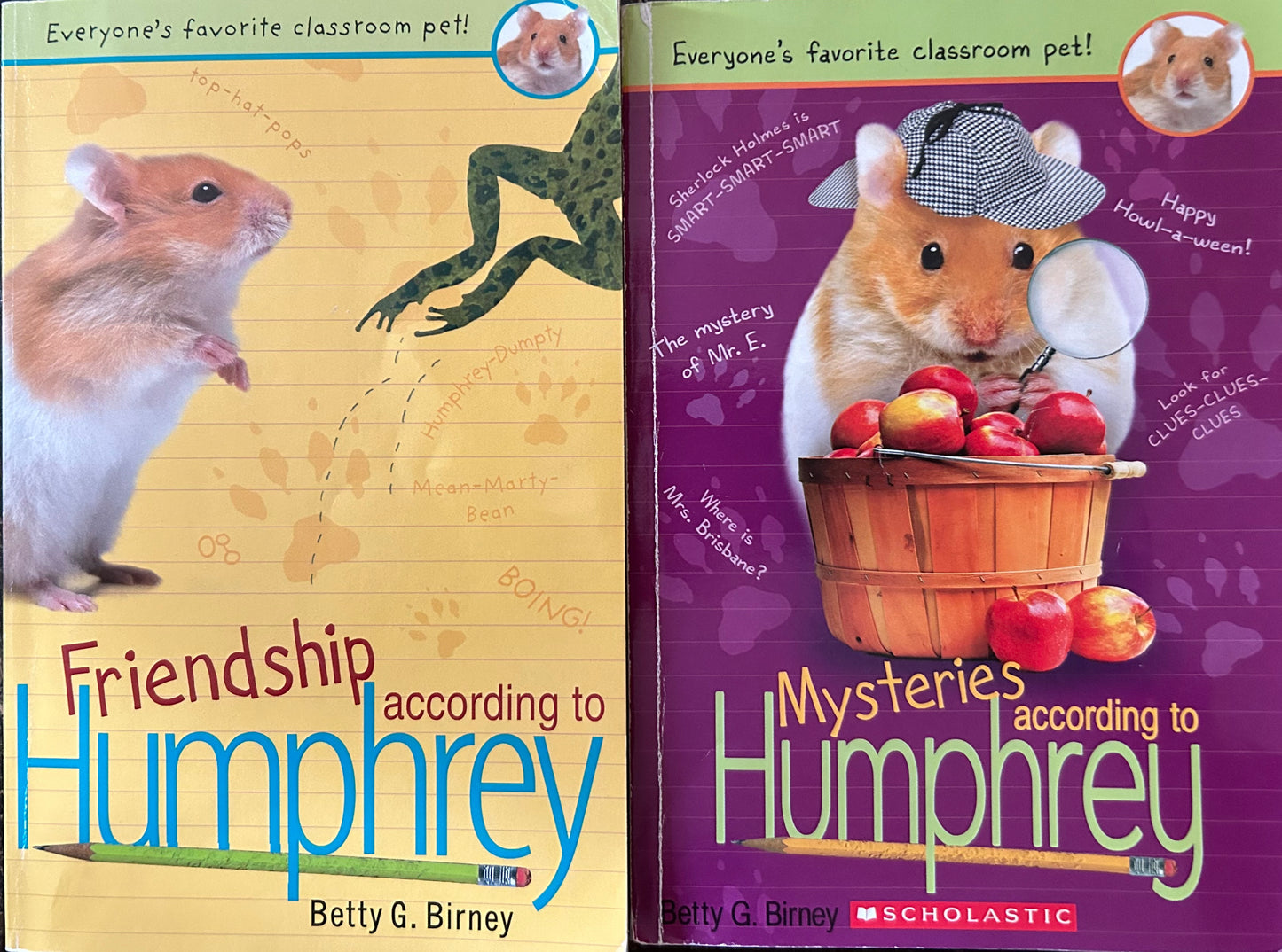 According to Humphrey Books by Betty G. Birney (7 books)