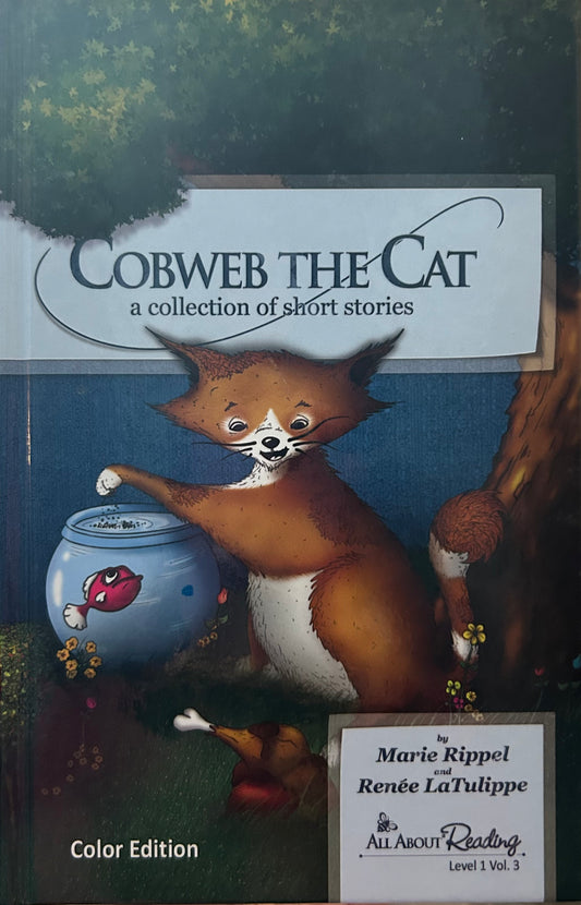 All About Reading Level 1 – Cobweb the Cat (Colour Edition) by Marie Rippel & Renee LaTulippe