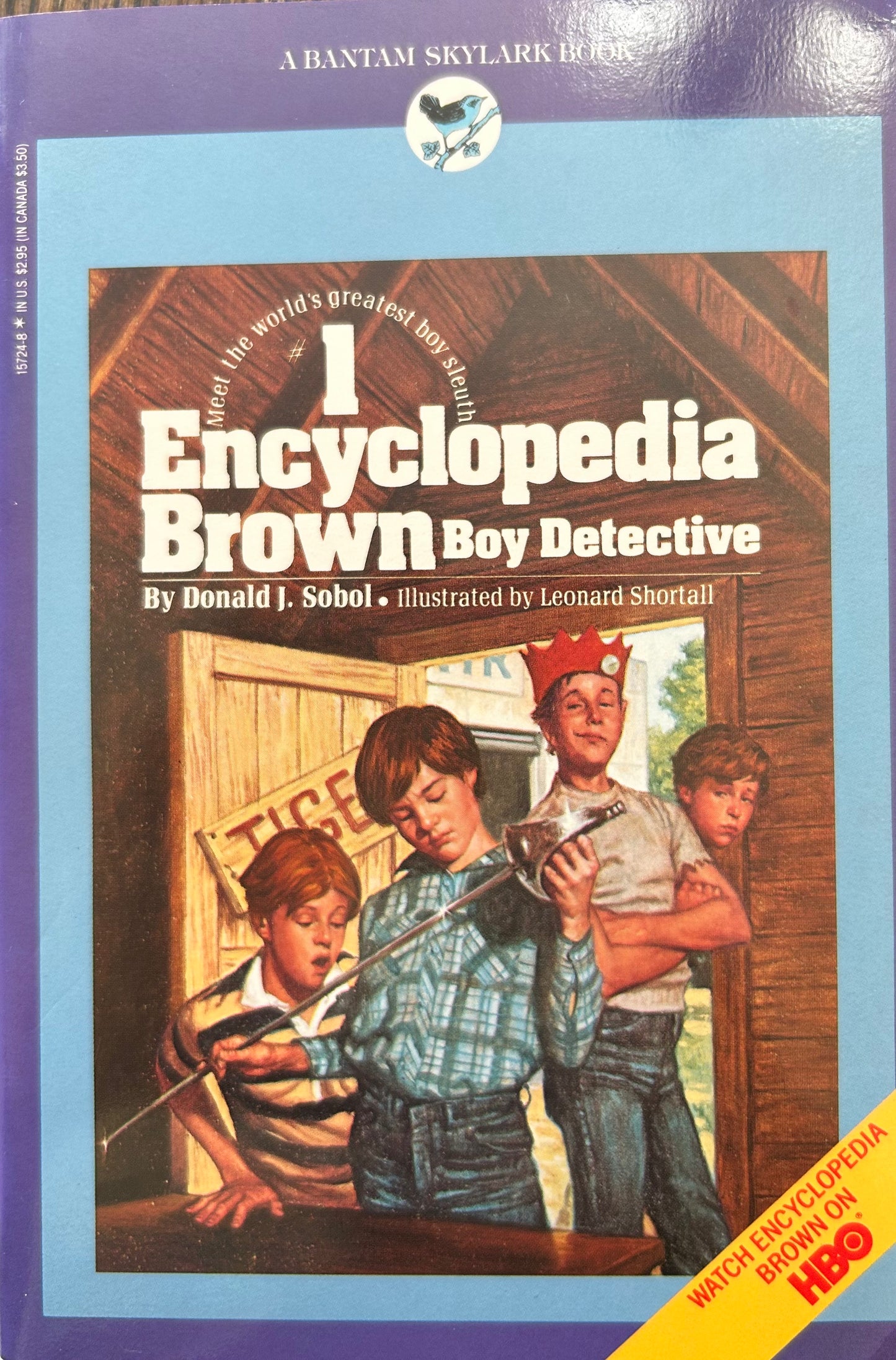 Encyclopedia Brown series by Donald J. Sobol (older print)