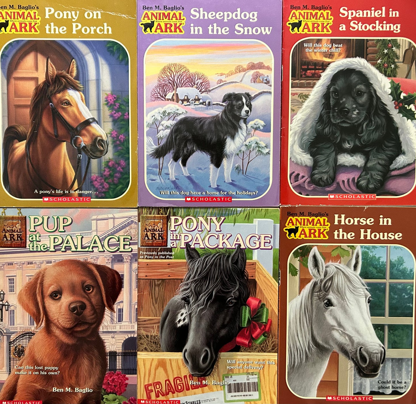 Animal Ark series books by Ben M. Baglio