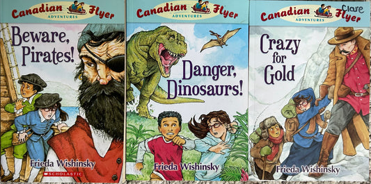 Canadian Flyer Adventures Books by Frieda Winshinsky (set of 3 softcover)