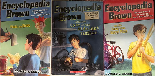 Encyclopedia Brown series by Donald J. Sobol (5 books)