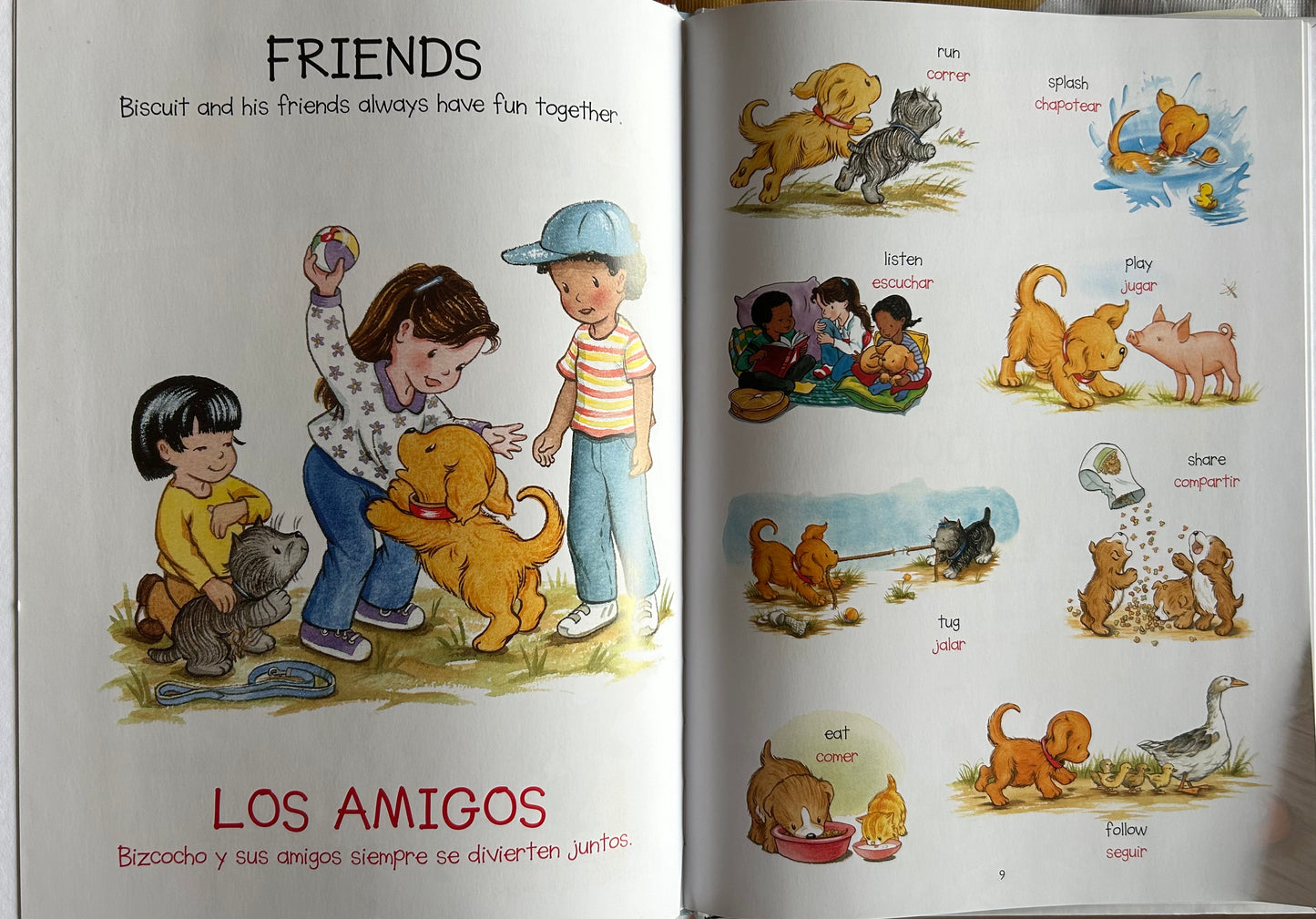 Biscuit's Big Word Book in English and Spanish