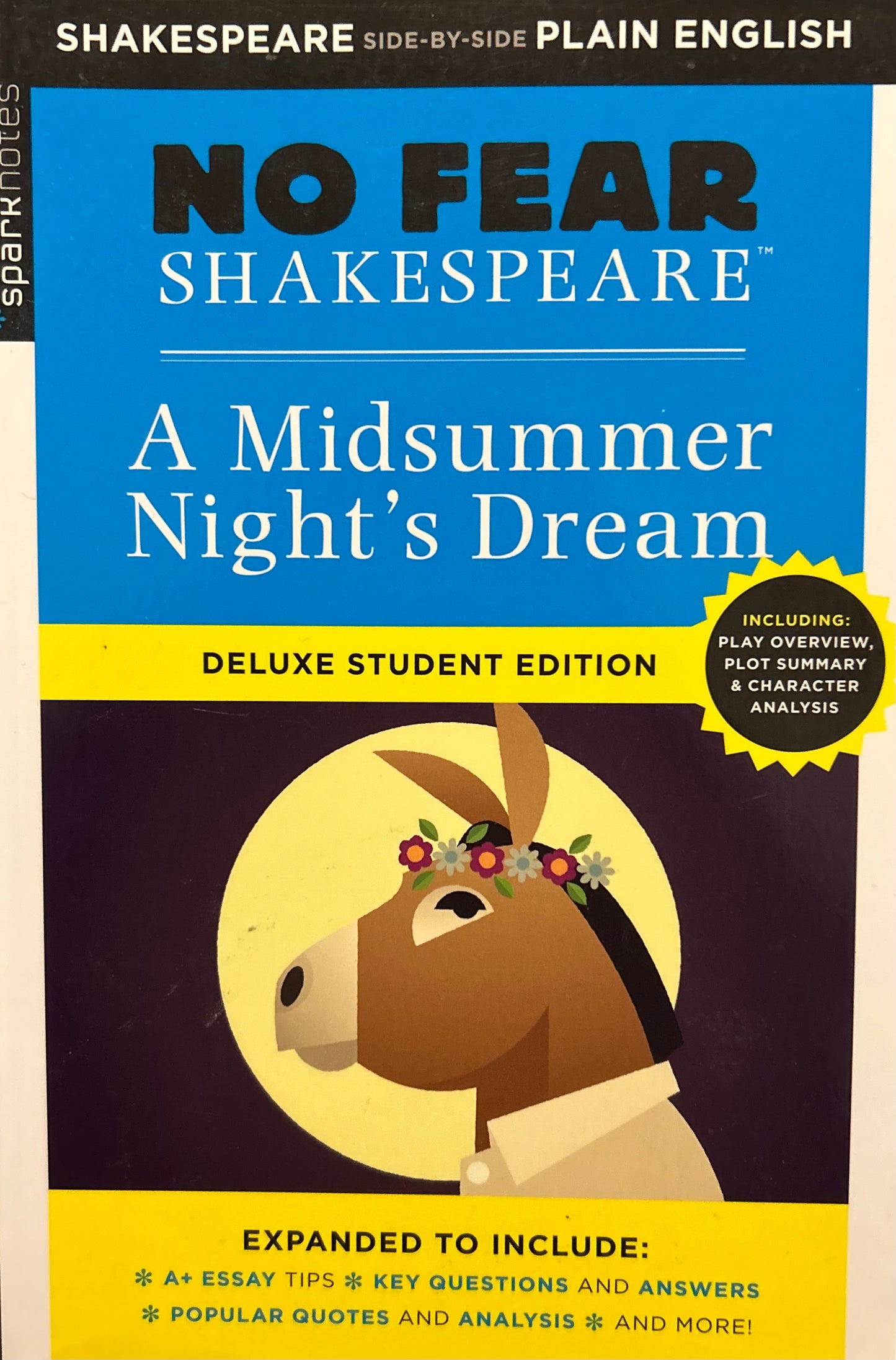 A Midsummer Night's Dream: No Fear Shakespeare Deluxe Student Editions - Shakespeare Side-by-Side Plain English