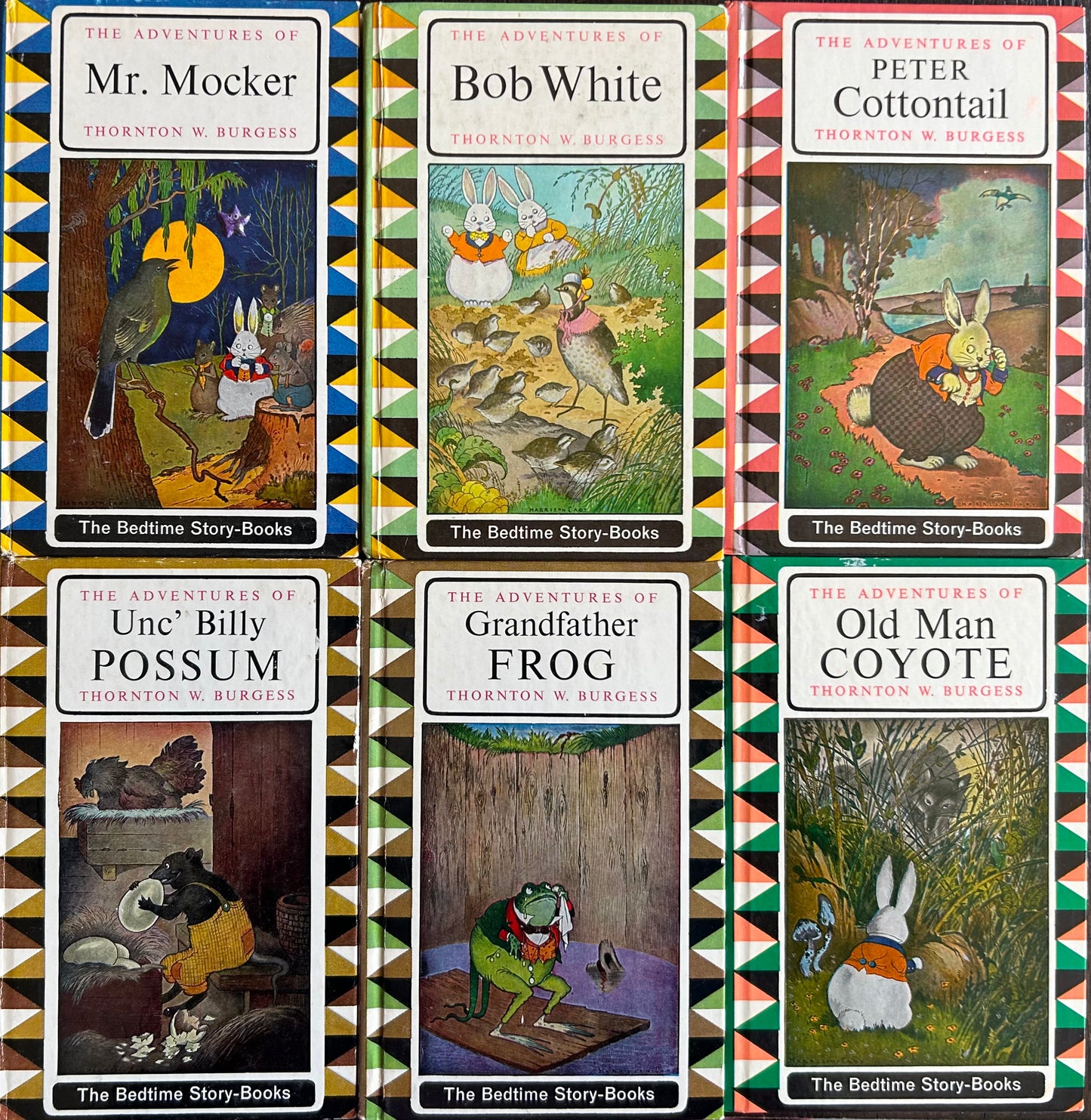 set of 12 hardcover Thorton Burgess books (1964 EDITION)