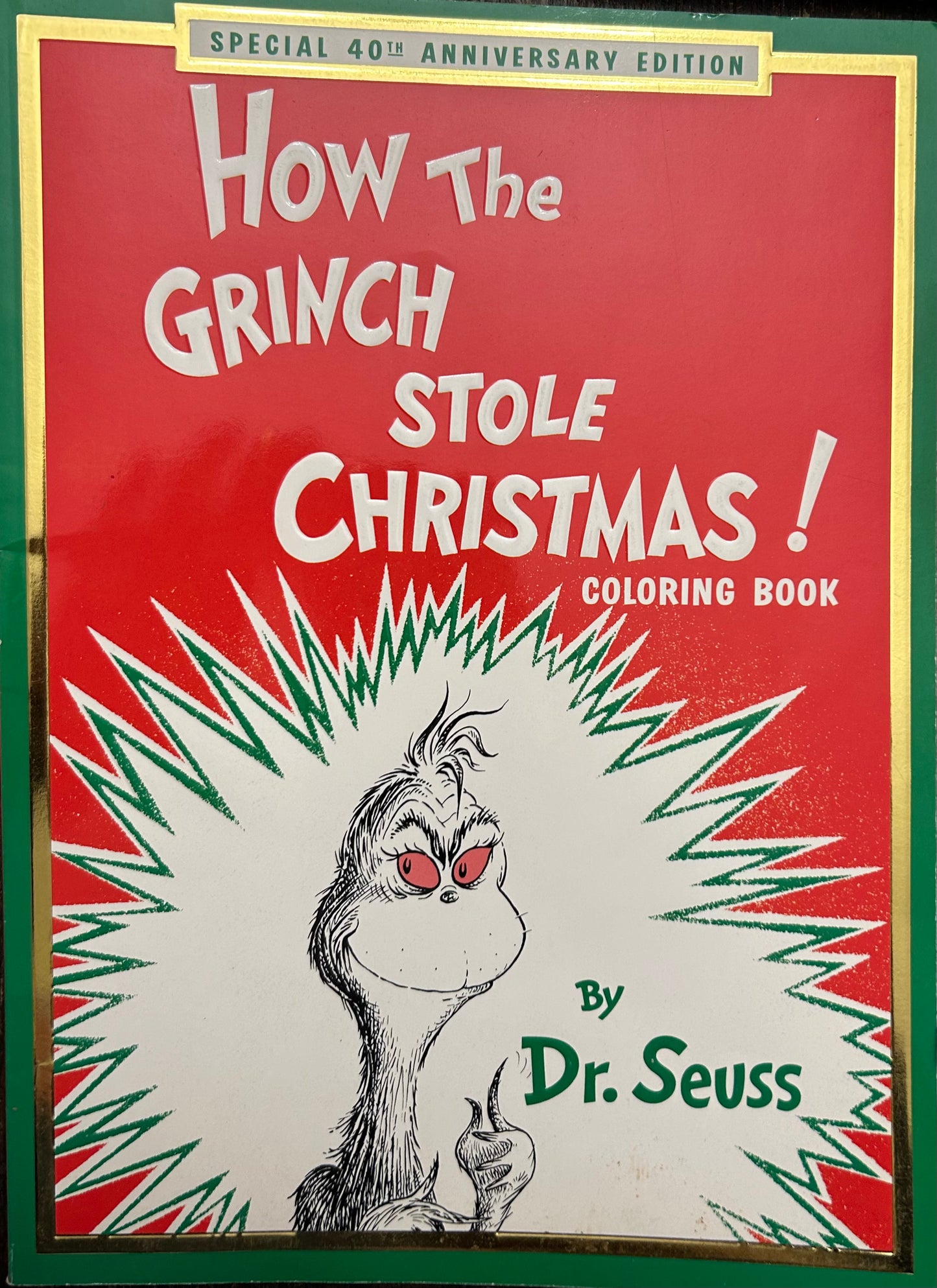 How the Grinch Stole Christmas Colouring Page