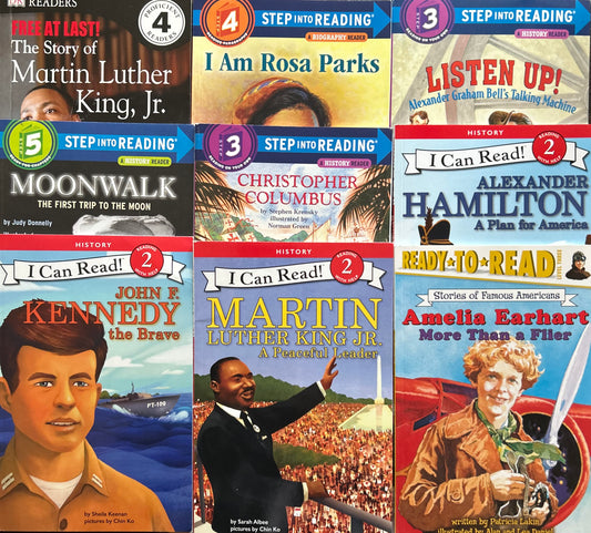 History Readers (set of 9 books)
