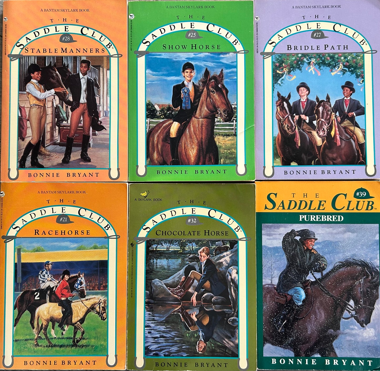 The Saddle Club series books by Bonnie Bryant