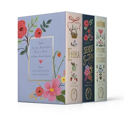 The Jane Austen Gift Set: A Puffin in Bloom Collection (Emma/Sense and Sensibility/Pride and Prejudice)