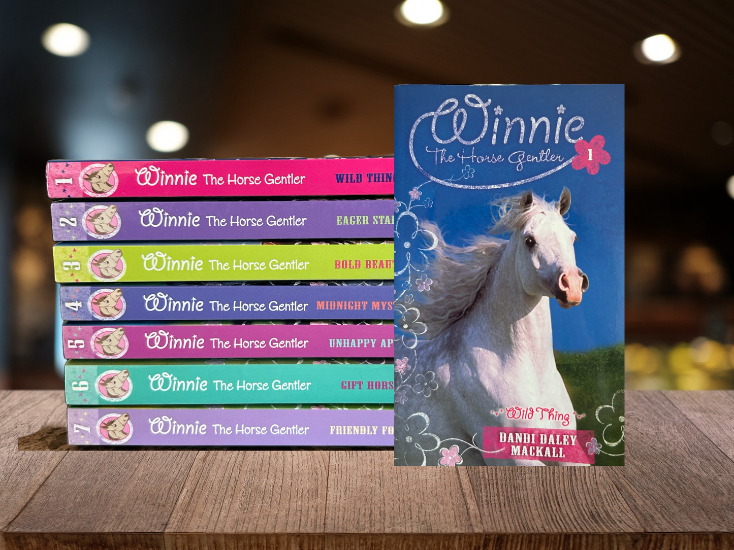 Winnie the Horse Gentler Series Books by Dandi Daley Mackall ( set of 7 books)