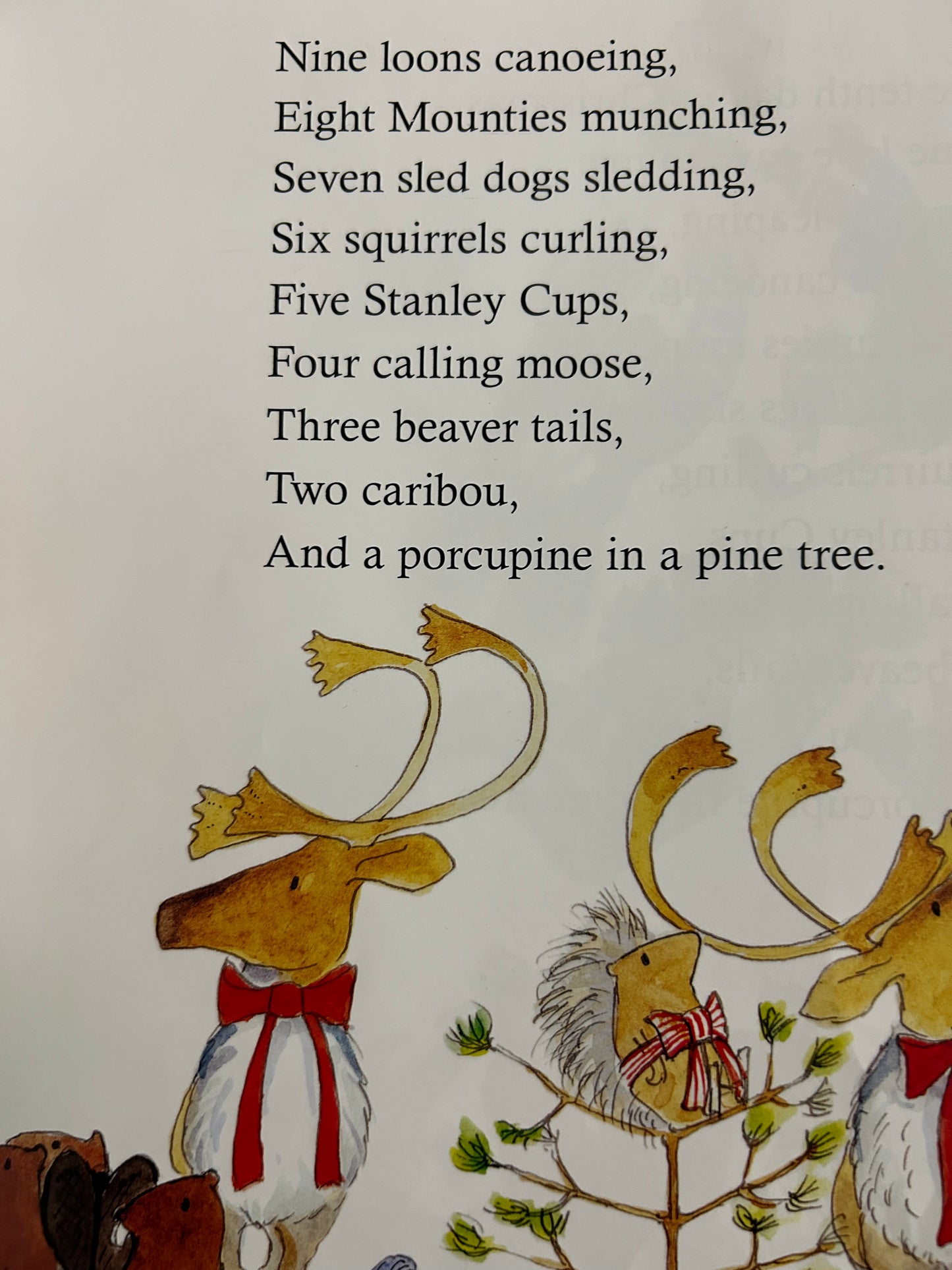 A Porcupine in a Pine Tree - A Canadian 12 days of Christmas