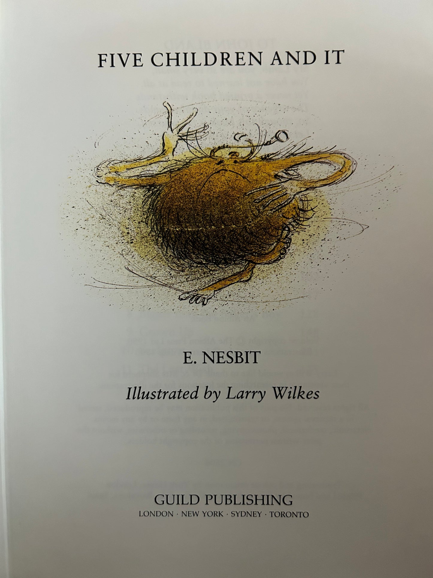 Five Children and It by E.Nesbit (1990 edition Illustrated by Larry Wilkes)