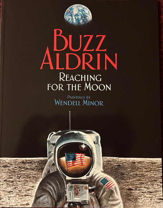 Buzz Aldrin Reaching for the moon