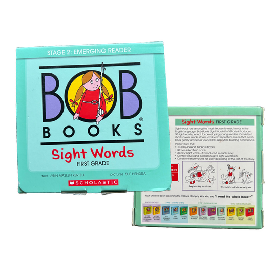 Bob Books: Sight Words (Stage 2: Emerging Readers, First Grade)