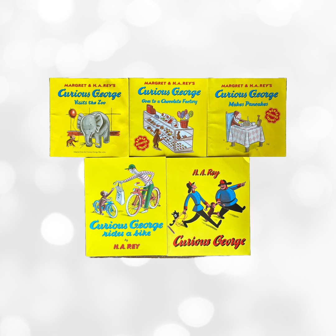 Curious George books by H.A. Rey (6 books)