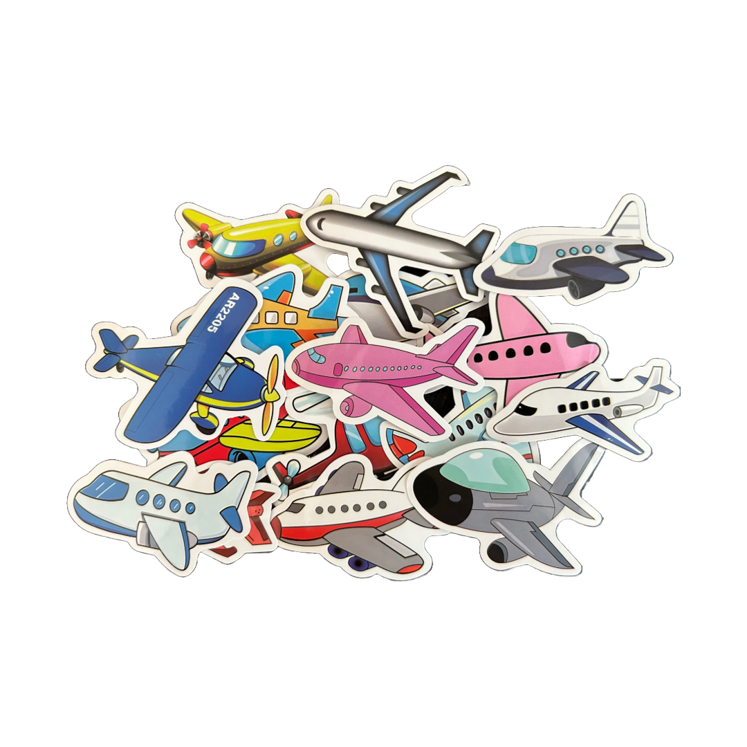 Stickers - Cartoon Aircrafts