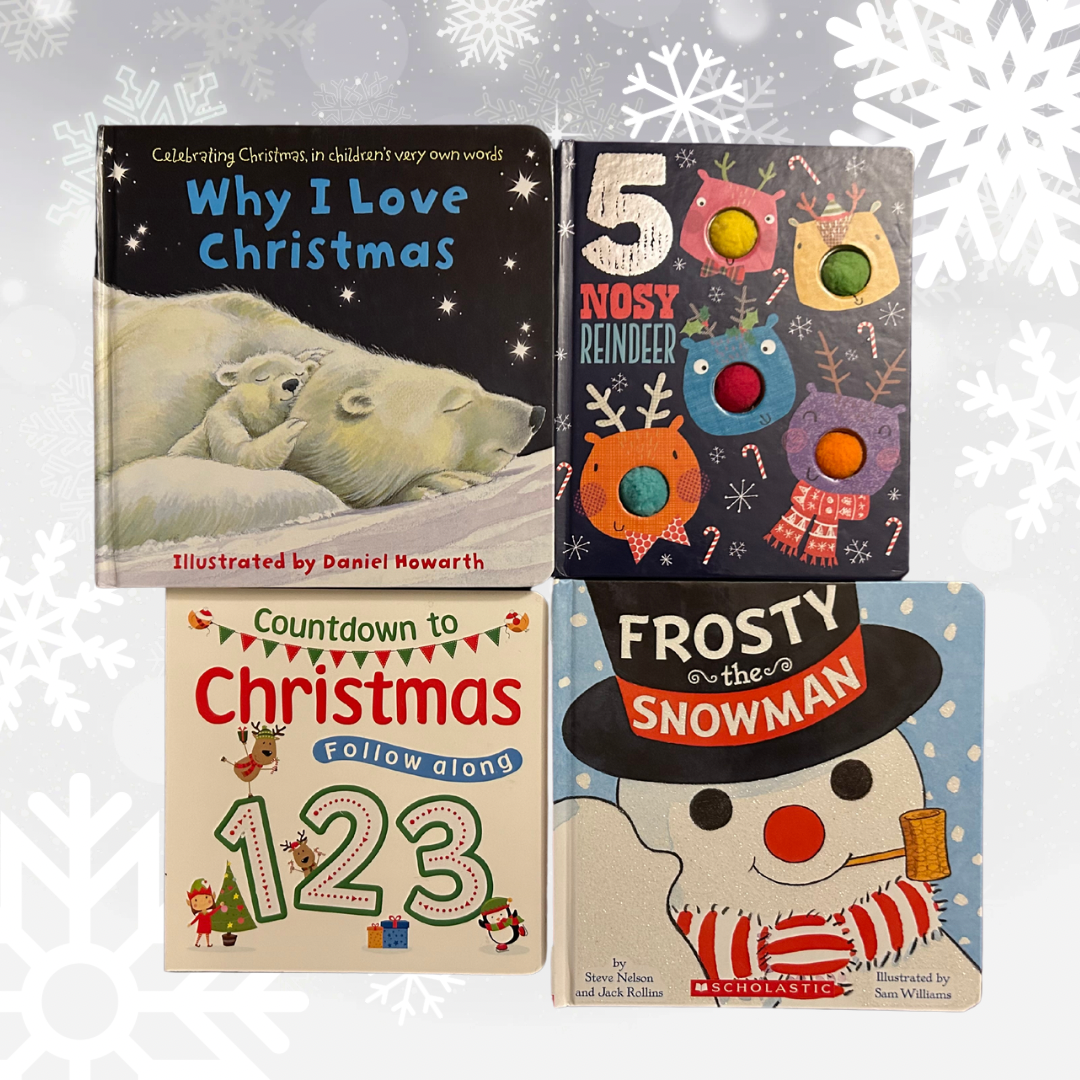 Set of 4 Christmas Board Books