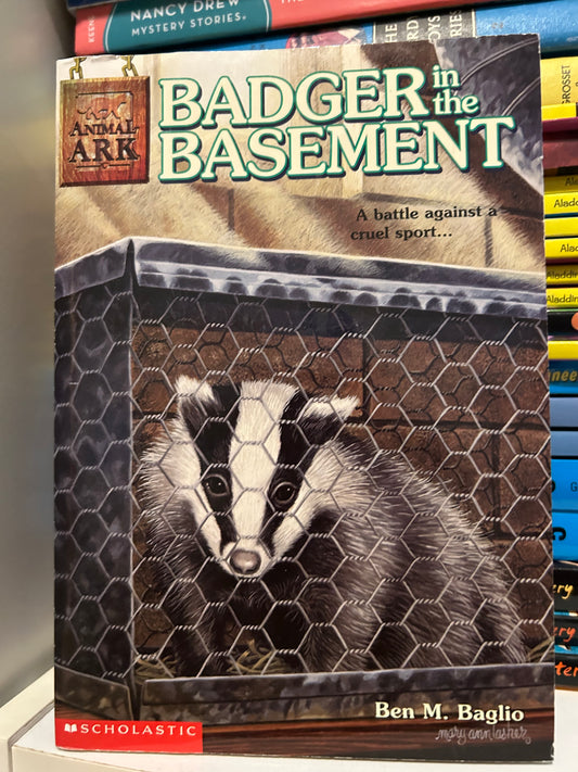 Animal Ark #06 Badger in the Basement by Ben M. Baglio