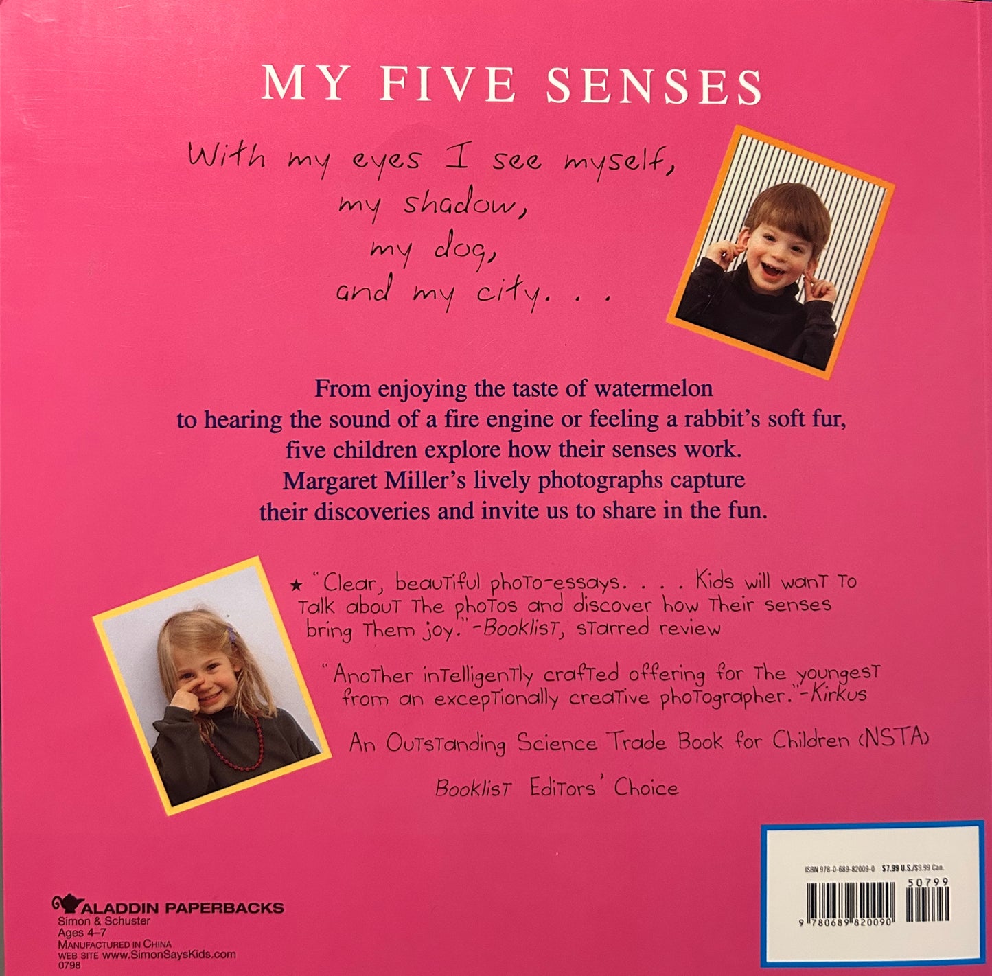 My Five Senses by Margaret Miller