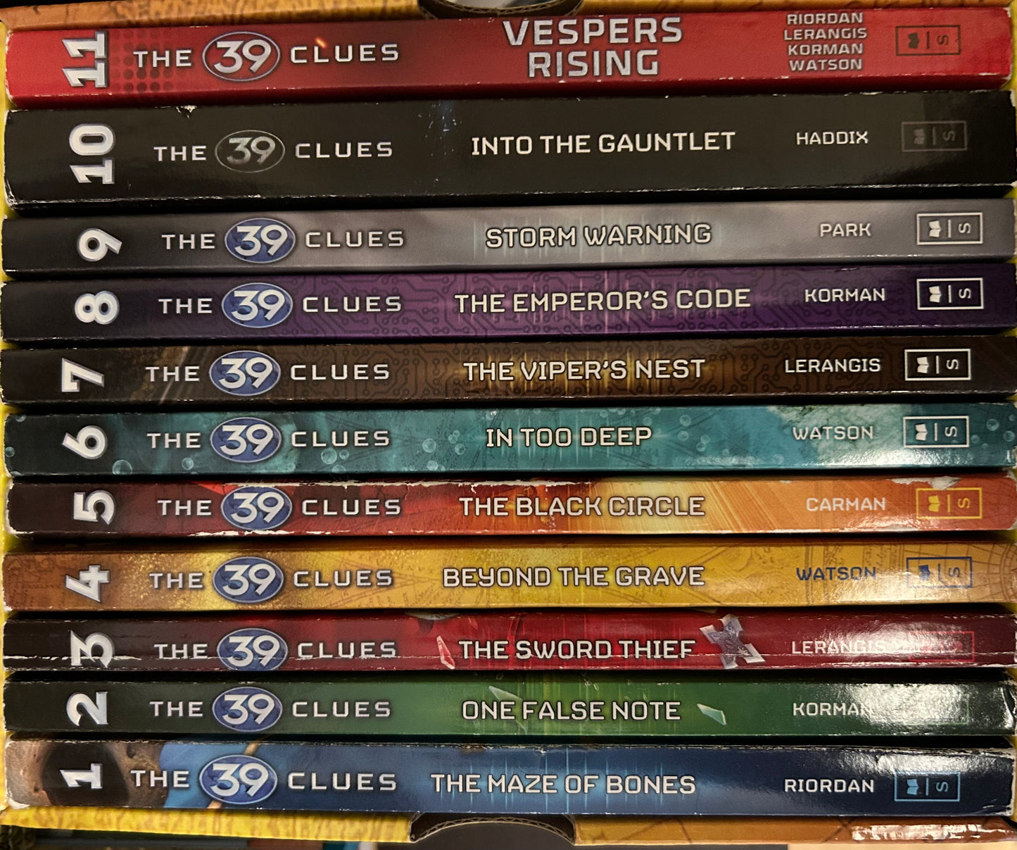 39 clues books 1 to 11
