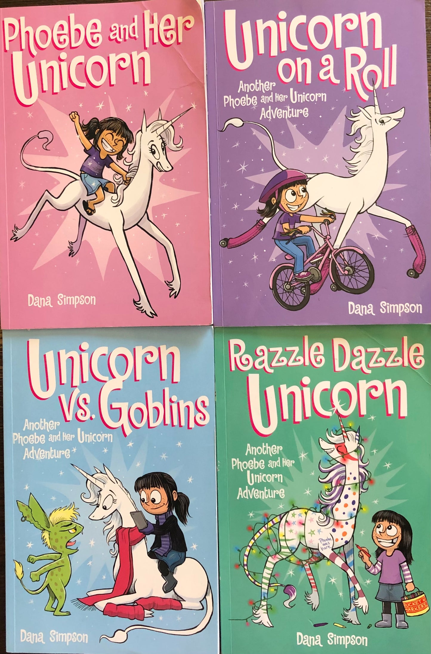 Phoebe and Her Unicorn Collection (4 books)