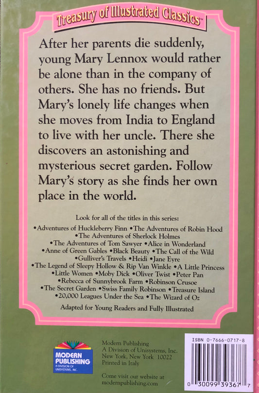 Treasure of Illustrated Classics: The secret Garden by Frances Hodgson Burnett