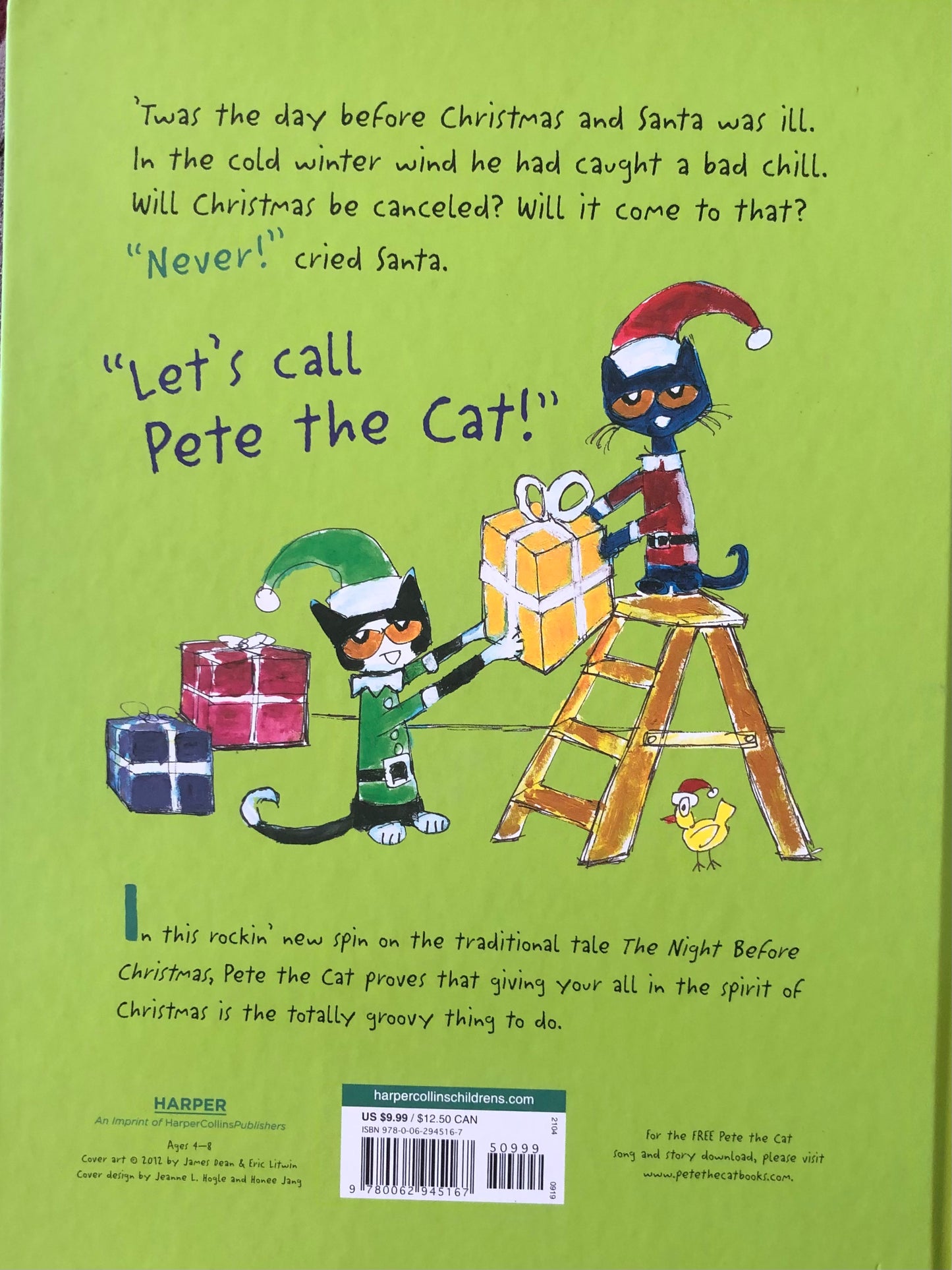 Pete the Cat saves Christmas