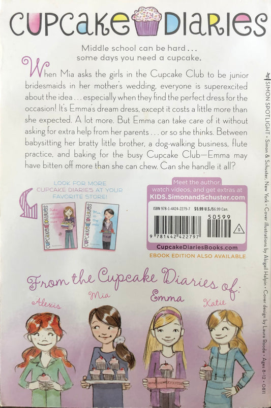 Cupcake Diaries #3 Emma on thin icing by Coco Simon