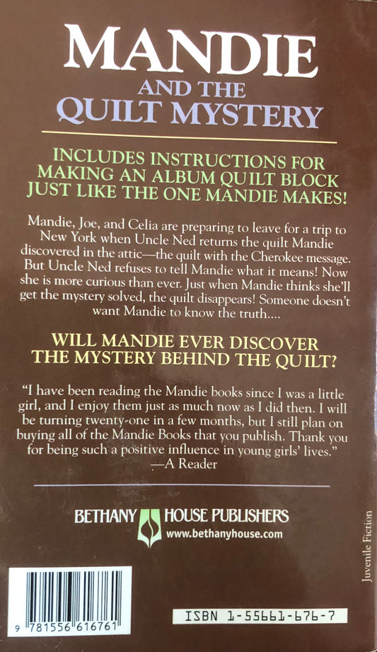 Book #35 Mandie and the Quilt Mystery by Lois Gladys Leppard