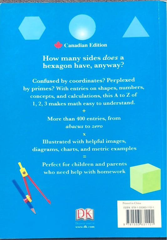 Canadian Edition Math Dictionary